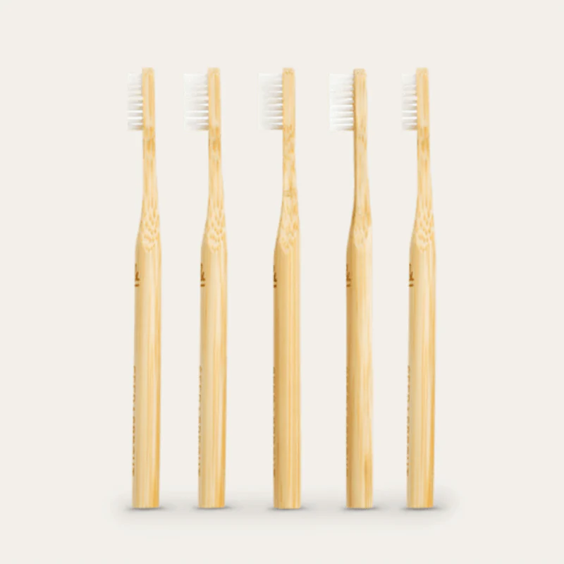 Bamboo Toothbrush Set (4-Pack)